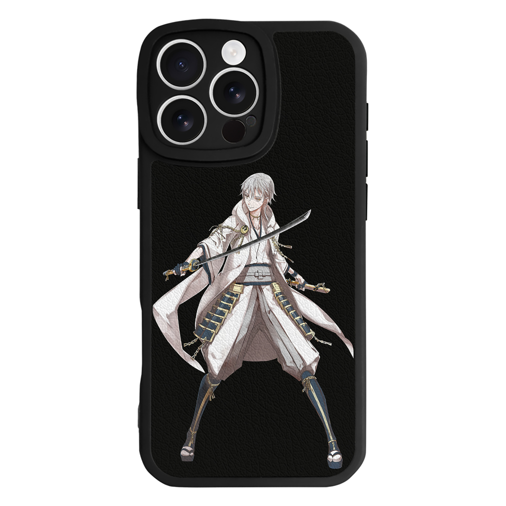 （画像用） 刀剣乱舞 Touken Ranbu 【iPhone 16シリーズ対応】シリコンスマホケース（レザー調） 材質：シリコン